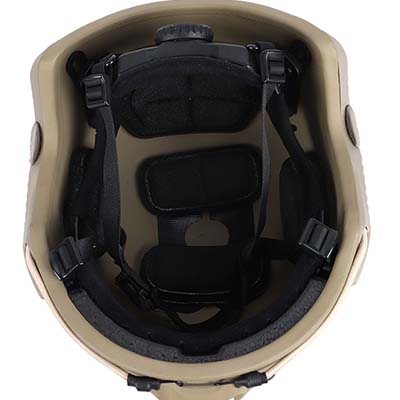 système de rembourrage interne du casque tactique