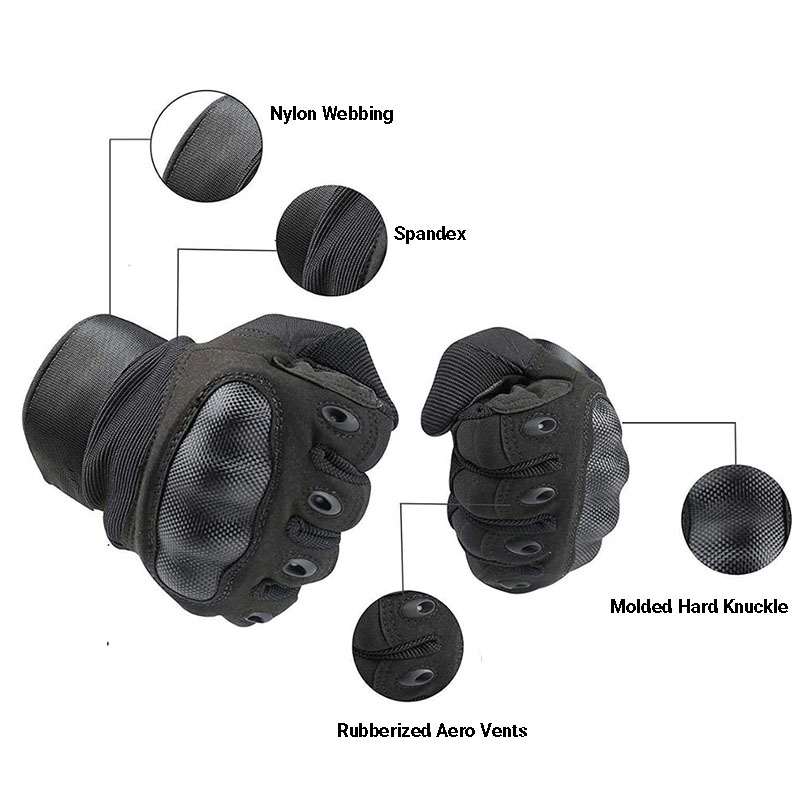 Gants tactiques Hard Knuckle Detail