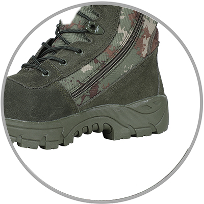 Semelle intercalaire de bottes militaires