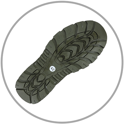 semelle extérieure de bottes militaires