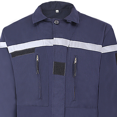 poches zippées uniforme de pompier