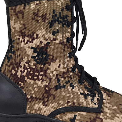 Bottes Militaires Desert Digital Tissu Oxford