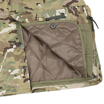 Doublure de veste d'uniforme militaire