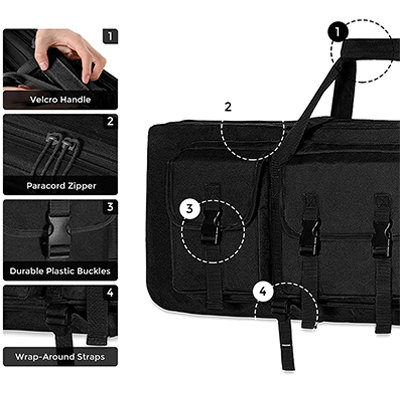 Carabine Sac Pour AR 15 Détails Externes