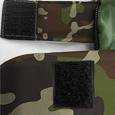 Sac de couchage Army de qualité Velcro