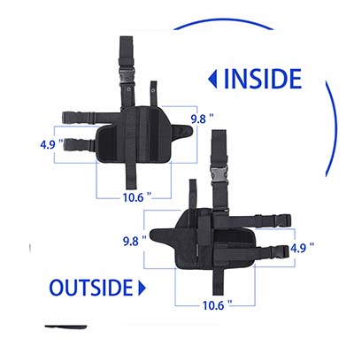 Holster de jambe de l'armée durable