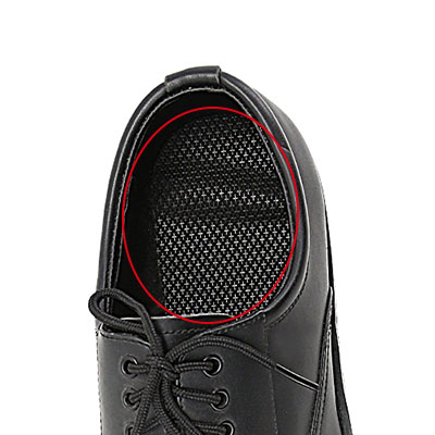 Chaussures d'officier militaire Semelle intérieure coussinée en latex