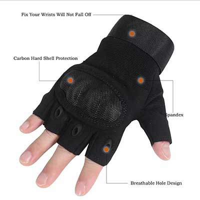 Gants respirants tactiques militaires