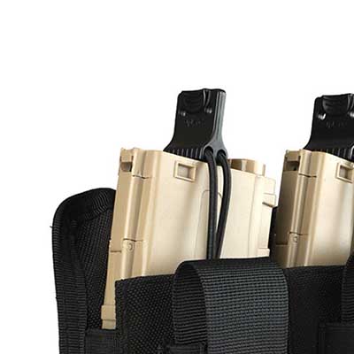 Pochette Triple Mag M4 Bungee Retention