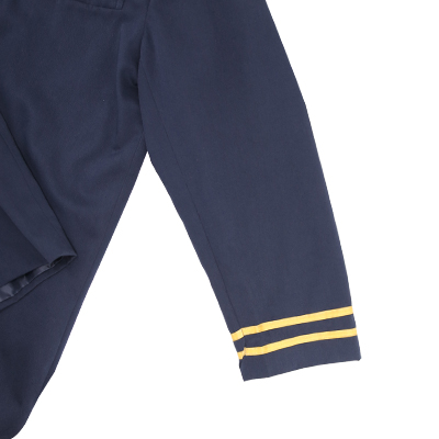 Uniforme de grande tenue militaire bleu marine