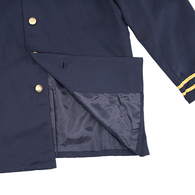 Uniforme de grande tenue militaire bleu marine
