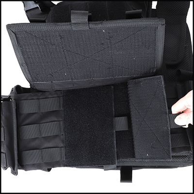Porte-plaque Combo Hoop&Loop Cummerbund réglable