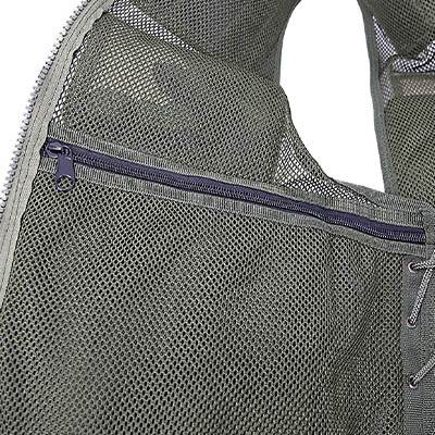 Poche zippée pour gilet d'assaut tactique