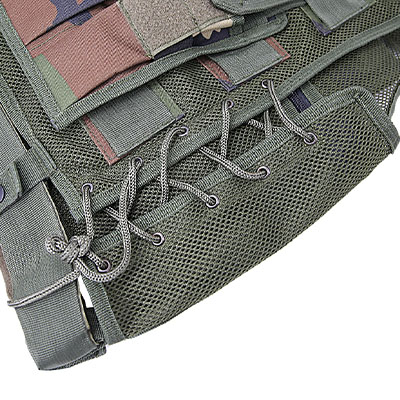 Conception de taille de taille réglable de gilet d'assaut tactique