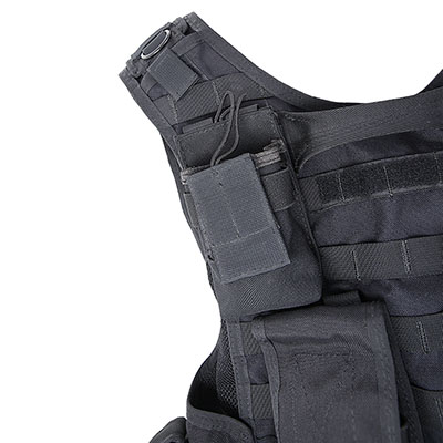 Pochette d'interphone pour gilet tactique de police Molle