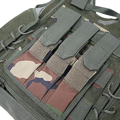 Gilet d'assaut tactique Triple Mag/Pochette à outils