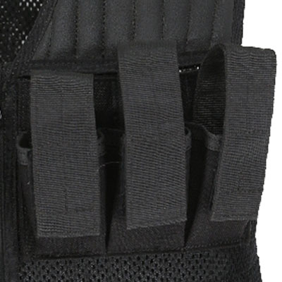 Gilet tactique en maille avec pochettes pour pistolet Holster Pistol Mag