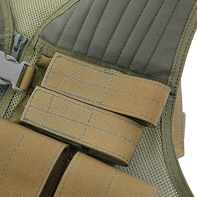 Poche militaire de pistolet de gilet tactique de maille militaire
