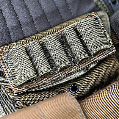 Porte-coquille de fusil de chasse pour gilet tactique en maille militaire