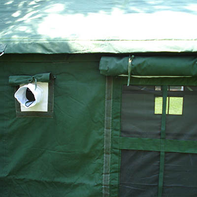 Conception de la ventilation de la tente de l'armée