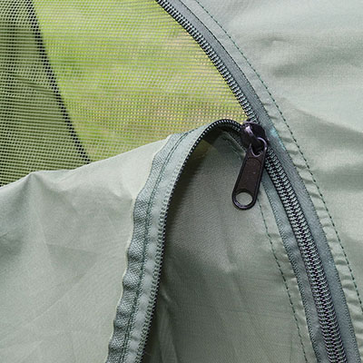 Conception de fermeture à glissière de porte de tente de camping militaire