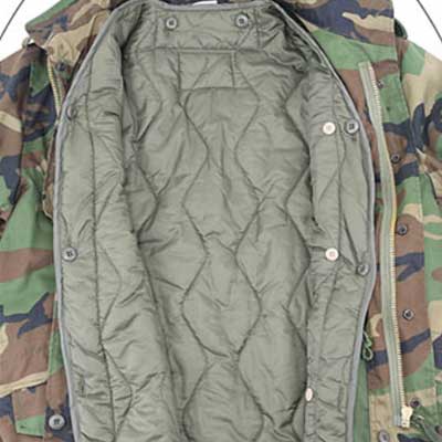 Veste Militaire M65 Doublure Amovible