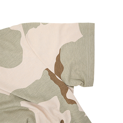 T-shirt Tricolore Desert Camoufalge Manches Courtes