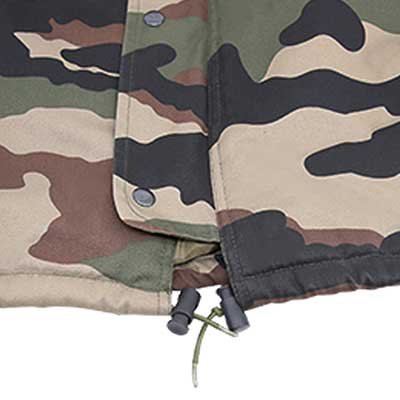 Veste militaire Ourlet durable et ajustable