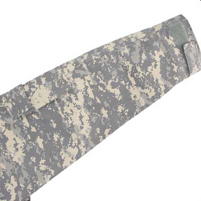 Conception humanisée de la manche de la veste de l'armée