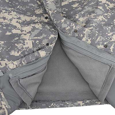 Doublure en polaire pour veste militaire