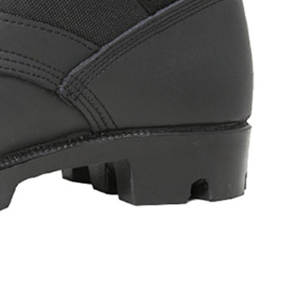 Renforcement du talon des bottes militaires