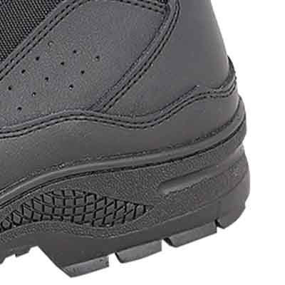 Renforcement du talon des bottes tactiques