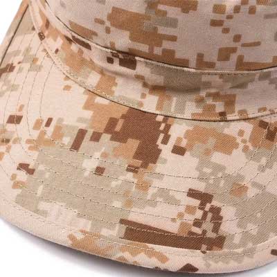 Chapeau militaire extérieur à coutures multiples