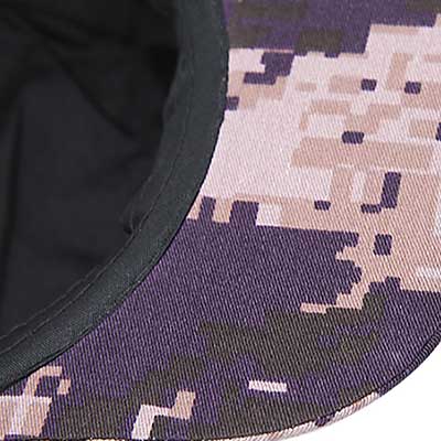 Renforcement de la visière du chapeau militaire