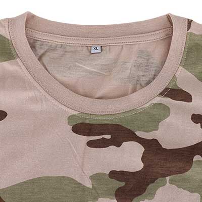 T-shirt militaire à col rond