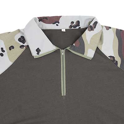 Chemise de combat Col zippé