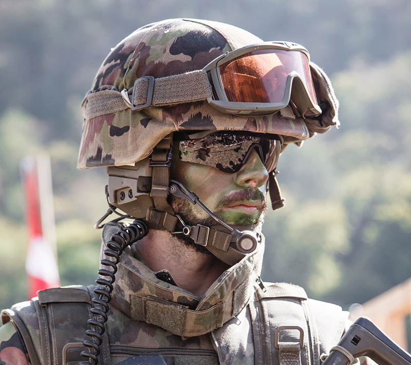 Casque balistique rapide en Chine